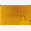 Eric Burgess, Carl Sagan, Frank Drake & Linda Saizman Sagan Pioneer Plaques (Le Placche dei Pioneer)