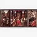 Hans Memling Het mystieke huwelijk van de Heilige Catherina