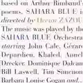 Hector Zazou Sahara Blue