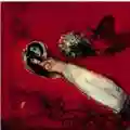 Marc Chagall Les amants au ciel rouge