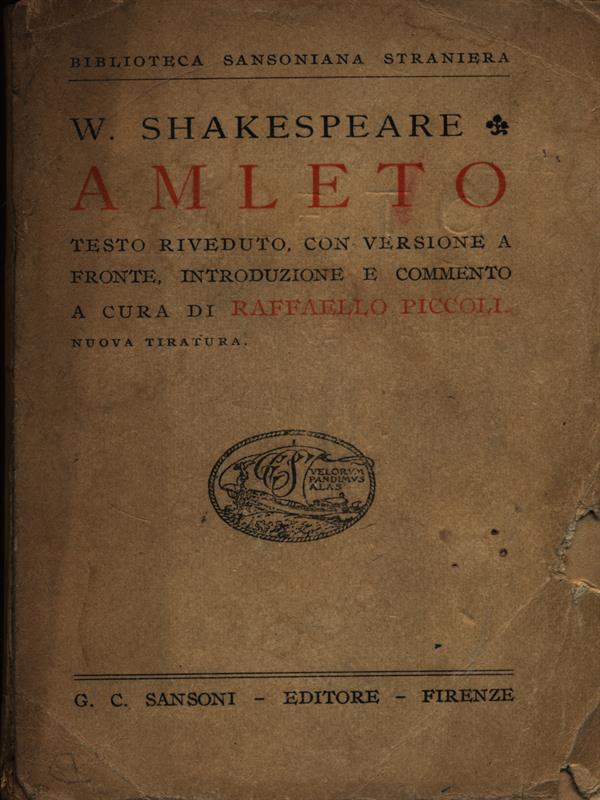 Amleto William Shakespeare recensione