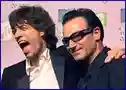 Bono & Mick Jagger