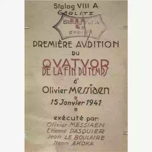 Copertina di Olivier Messiaen: Quarour Pour La Fin Du Temps