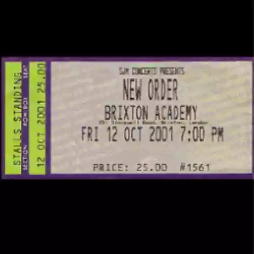 Cover di Live Brixton Academy Londra 12.10.01