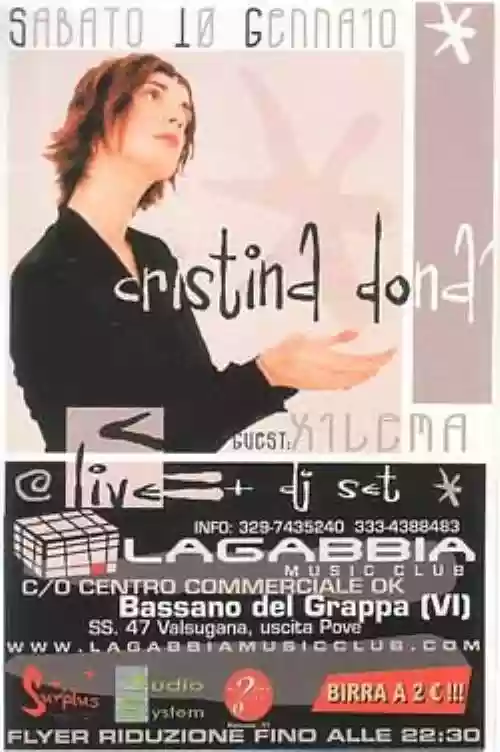Cover di Live al "La Gabbia" di Bassano del Grappa (VI) – 10.01.2004