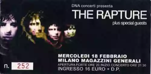 Cover di Live Magazzini Generali Milano 18/02/04