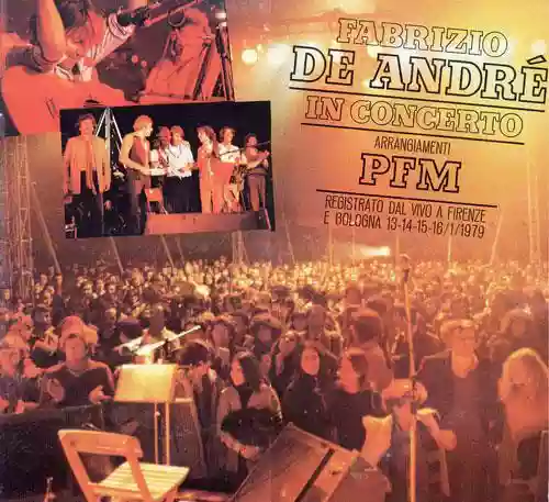 Cover di Fabrizio De André in concerto volume 1