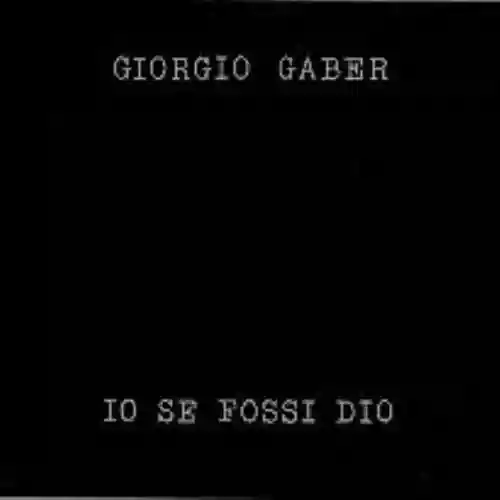 Cover di Io se fossi Dio