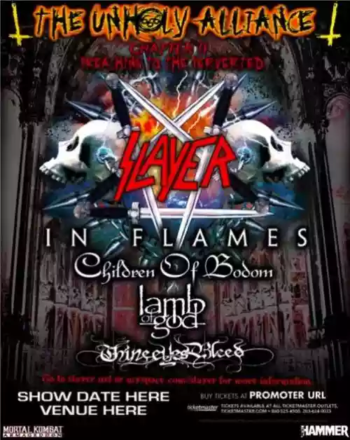 Cover di Unholy Alliance Tour 2006 - Milano 22.10.06