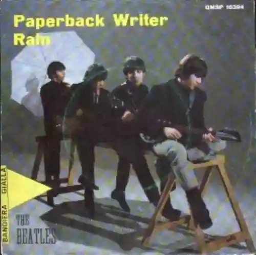 Cover di Paperback Writer b/w Rain