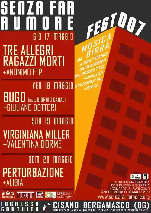 Cover di Senza Far Rumore Fest 007