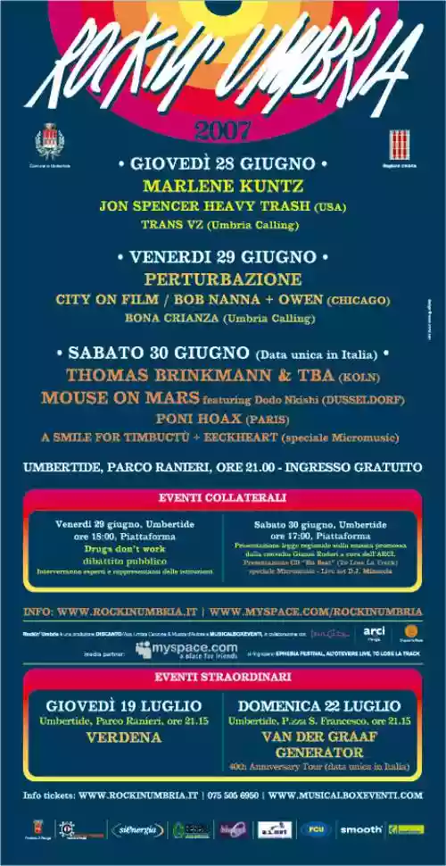 Cover di Live @ Parco Ranieri, Umbertide - 29.06.07