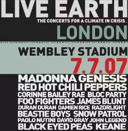 Cover di Live Earth 7/7/2007