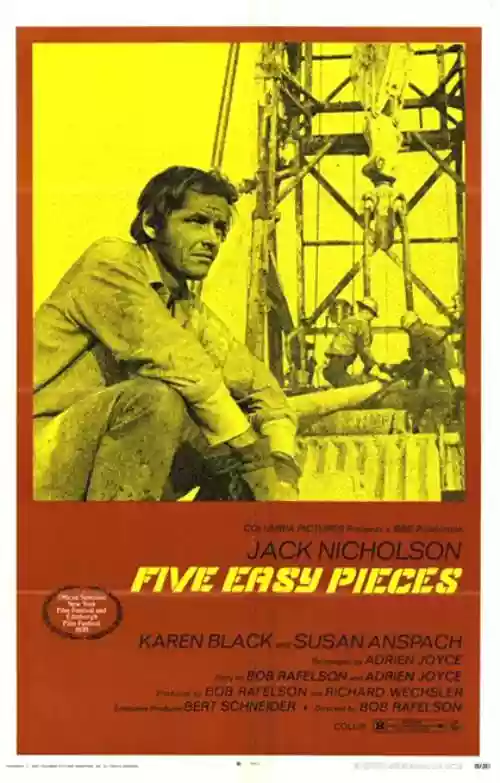 Cover Bob Rafelson - Cinque Pezzi Facili (Five Easy Pieces)