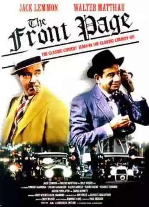 Cover Billy Wilder - Prima pagina