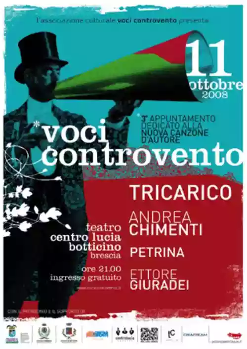 Cover di Voci Controvento @ Teatro Centro Lucia, Botticino (Bs) 11/10/2008