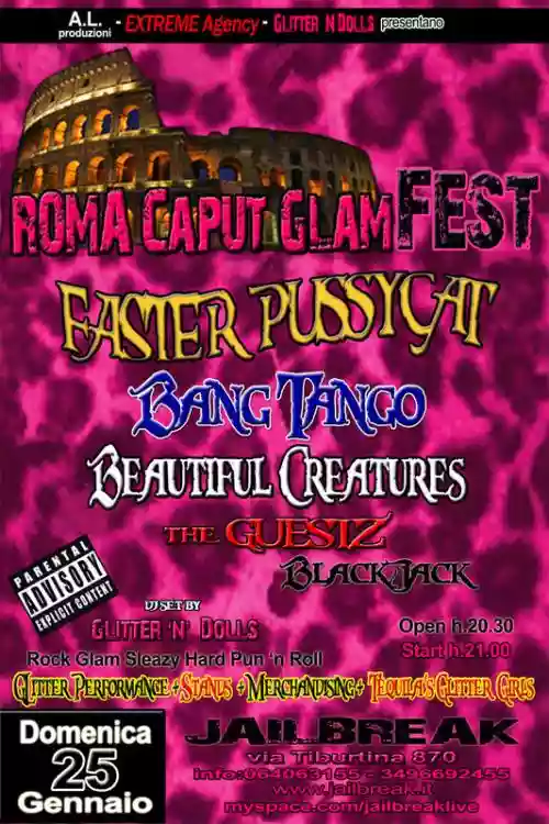 Cover di Roma Caput Glam Fest @ Jailbreak 25.01.09