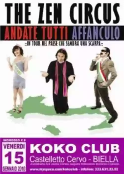 Cover di Live @ Koko Club, Castelletto Cervo (BI) 15.01.10