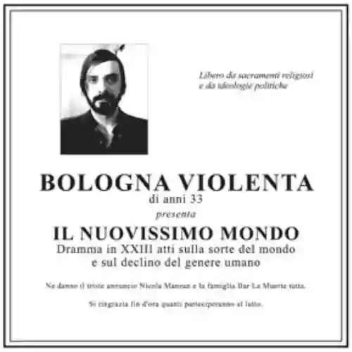 Cover Bologna violenta - Il nuovissimo mondo