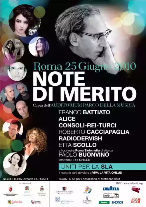 Cover di "Note di Merito" - Auditorium Parco della Musica (Roma) 25.06.2010