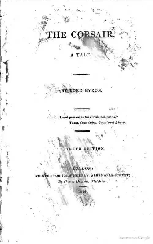 Cover di Il Corsaro