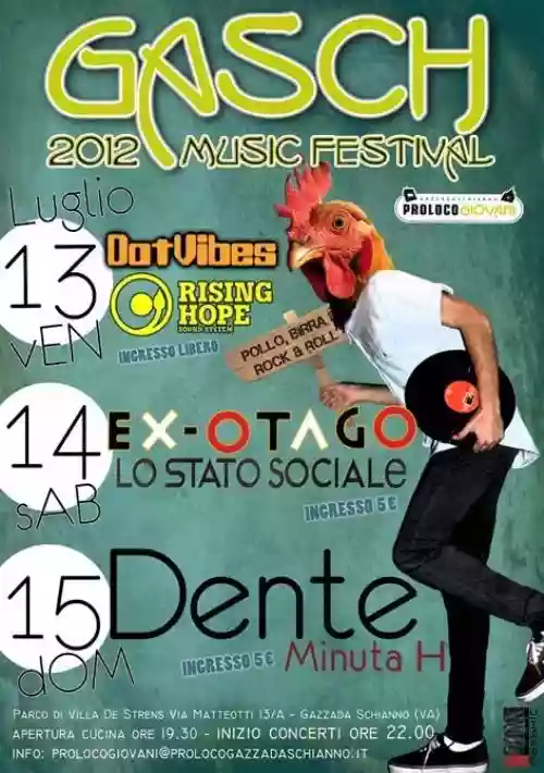 Cover di GaSch MusicFestival  13-07-12 Gazzada Schianno (VA) 