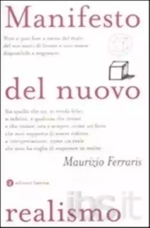 Cover di Manifesto del nuovo realismo