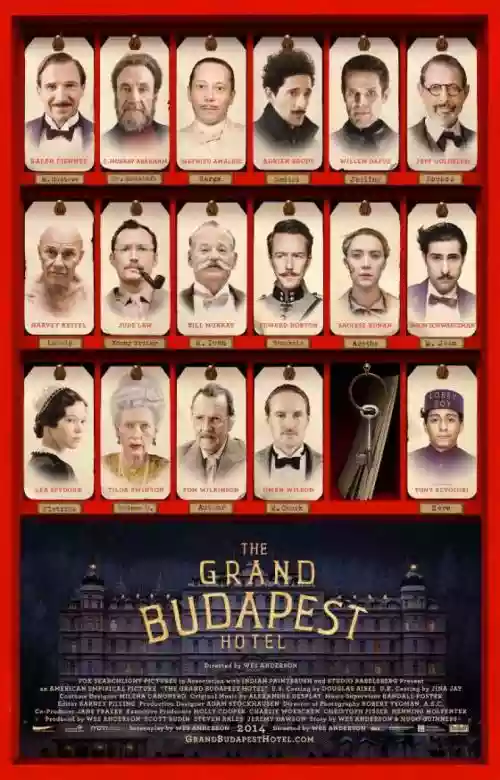 Cover Wes Anderson - Grand Budapest Hotel