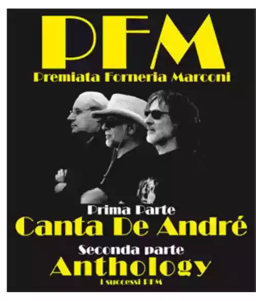 Cover di PFM Canta De André + Anthology @ Parco Majnoni, Erba (Co), 6 luglio 2014