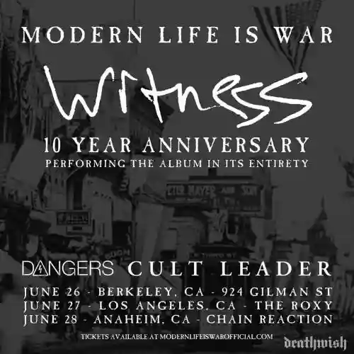 Cover di Live @ Roxy - Modern Life Is War//Dangers//Cult Leader//Culture Abuse