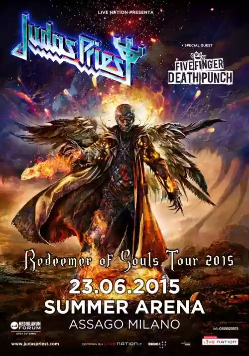 Cover di in concerto @ Summer Arena, Assago (MI), 23 giugno 2015