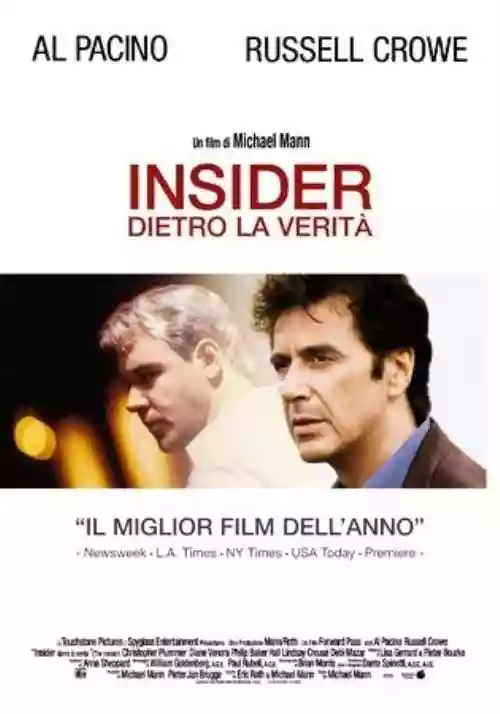 Cover Michael Mann - Insider - Dietro La Verità