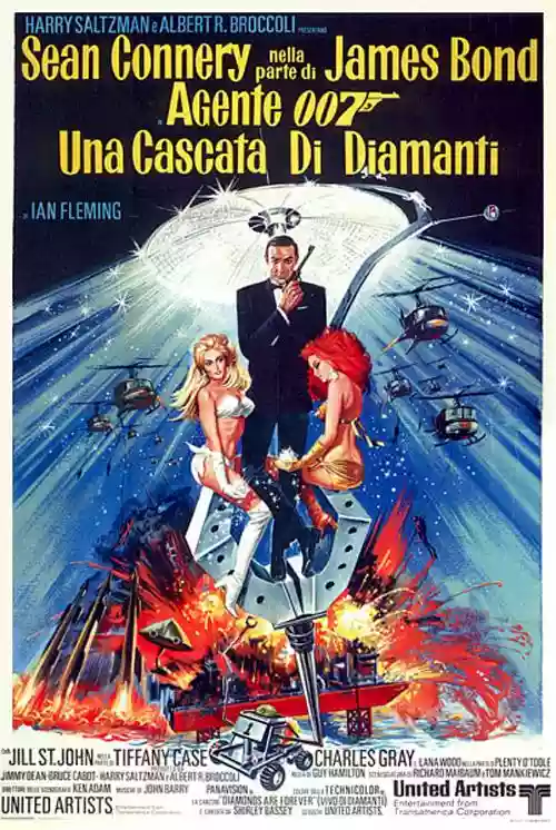 Cover di Agente 007 - Una cascata di diamanti