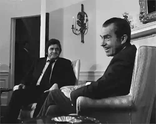 Cover di Johnny Cash incontra Richard Nixon 