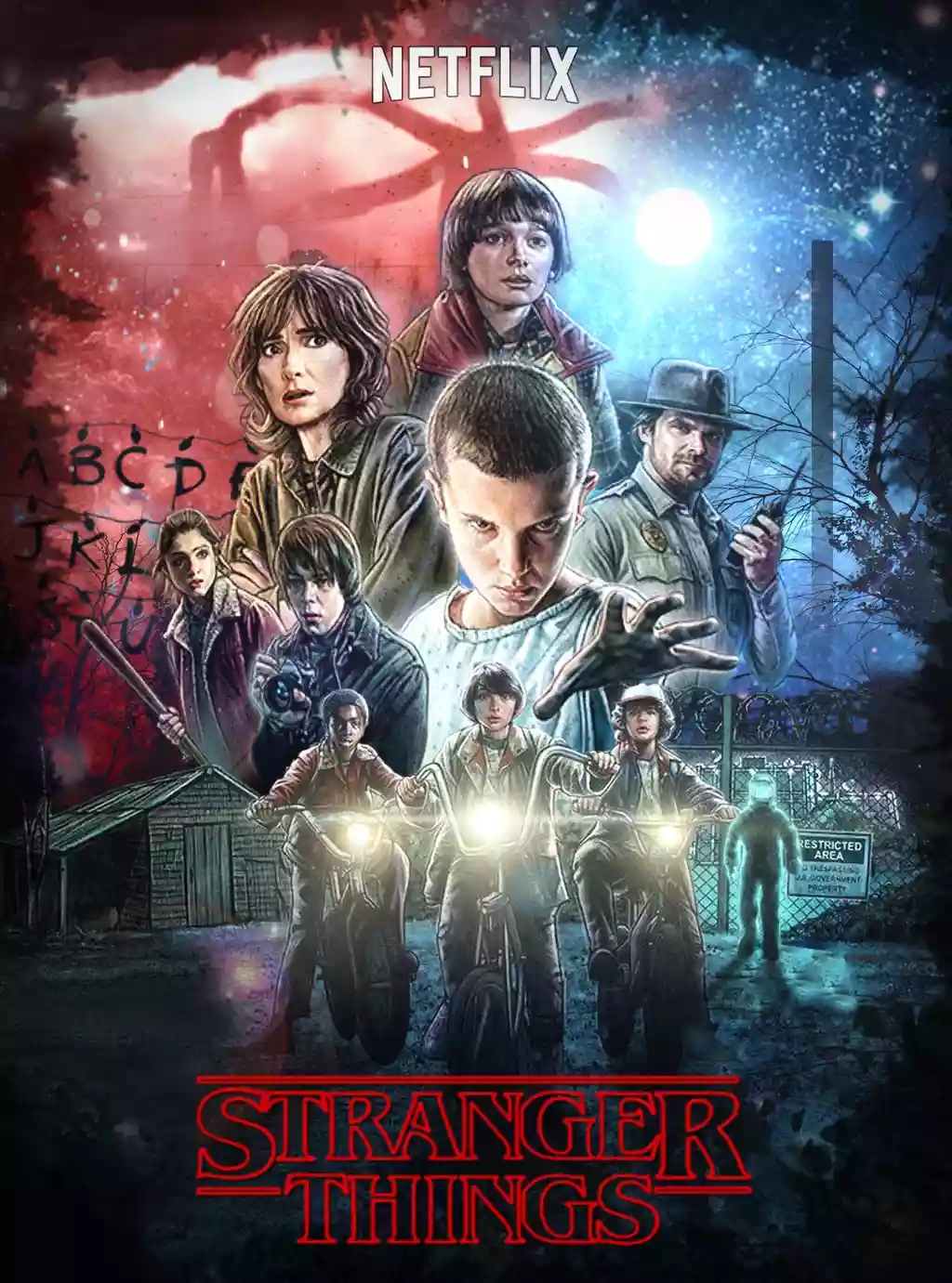 STRANGER THINGS, Poster Promozionali CAST Prima Stagione / Season 1