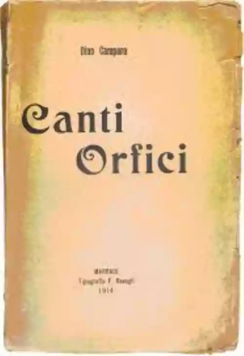 Cover di Canti Orfici