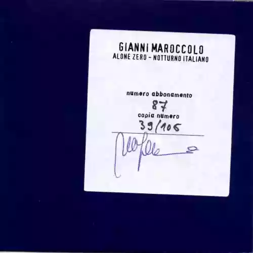 Cover di ALONE ZERO - NOTTURNO ITALIANO