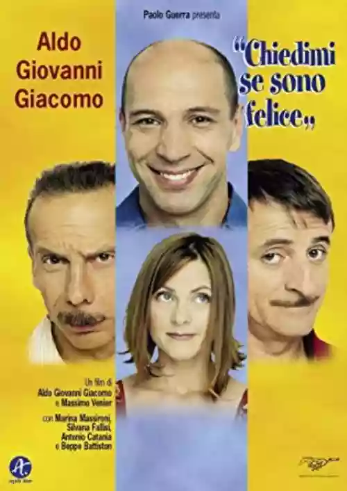 Cover Aldo, Giovanni & Giacomo, Massimo Venier - Chiedimi sé sono felice