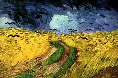 Cover di Campo di Grano con Volo di Corvi