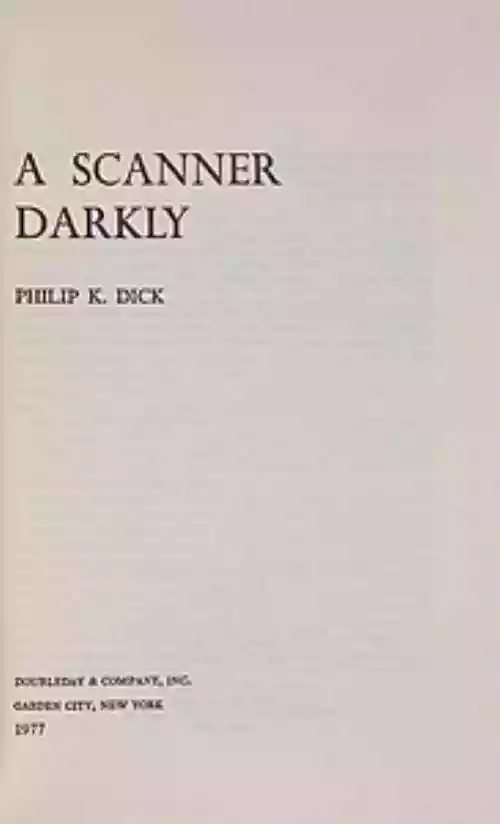 Cover di Un Oscuro Scrutare (A Scanner Darkly)