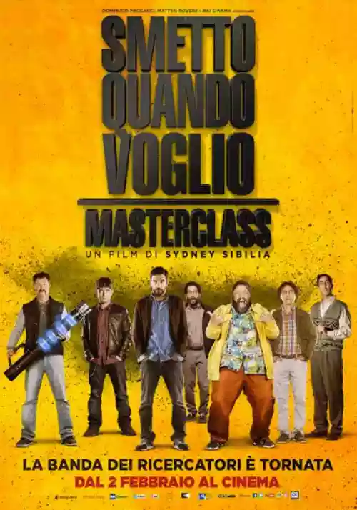 Cover di Smetto quando voglio - masterclass