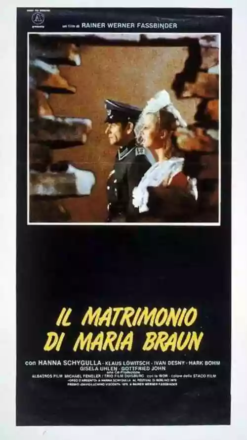 Cover di Il matriomonio di Maria Braun 