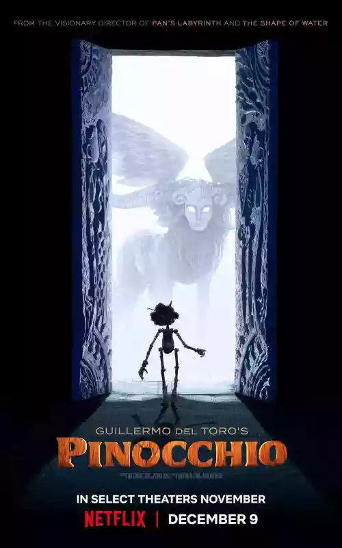 Cover di Pinocchio di Guillermo del Toro 