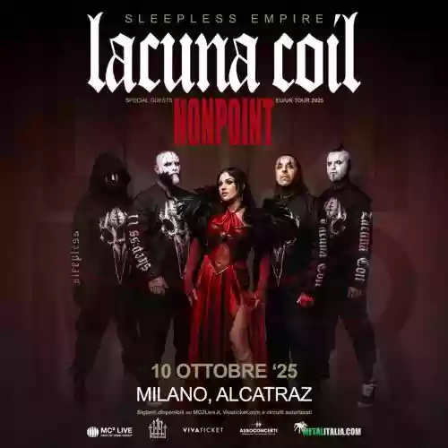 Cover di Sleepless Empire Tour 2025 @Alcatraz Milano