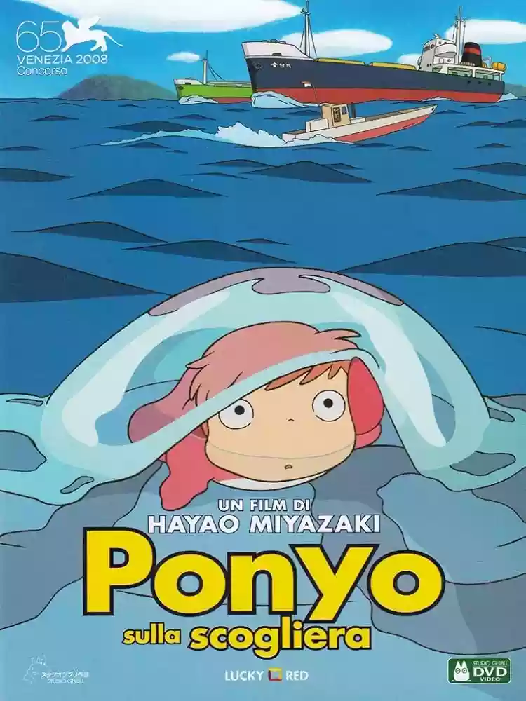Copertina di Hayao Miyazaki Ponyo Sulla Scogliera