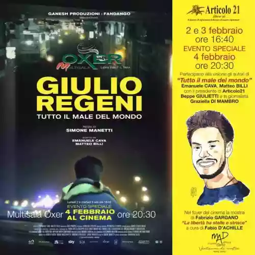 Cover di Giulio Regeni. Tutto il male del mondo