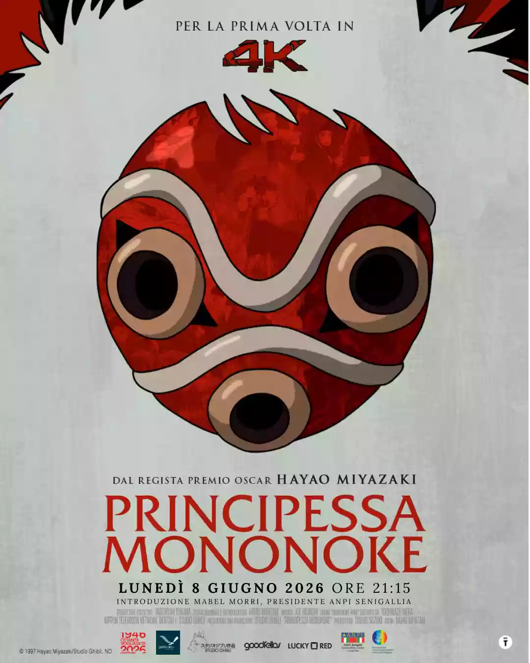 Copertina di Hayao Miyazaki Principessa Mononoke 4K (Ried. 2026)
