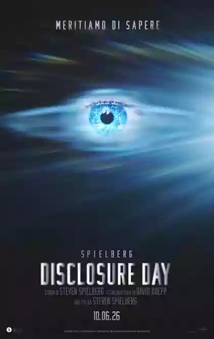 Copertina di Steven Spielberg Disclosure Day