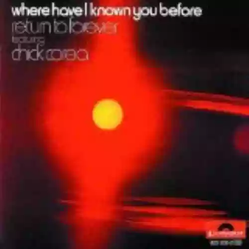 Cover di Where Have I Known You Before