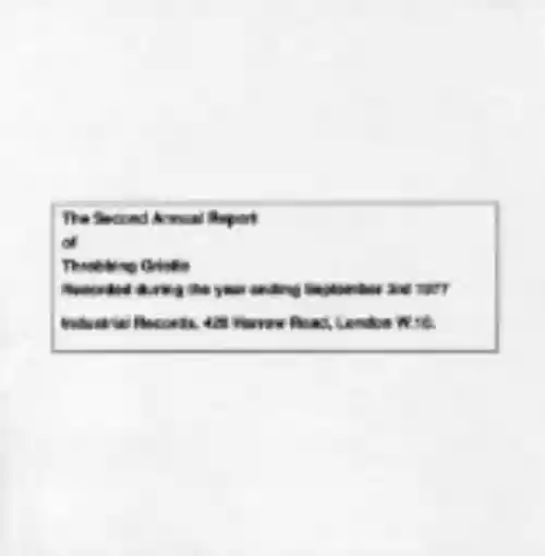 Cover Throbbing Gristle - The Second Annual Report